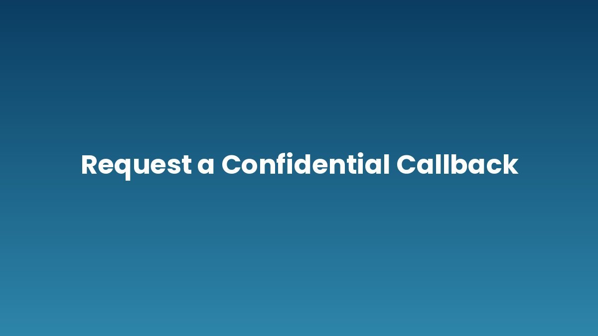 Request a Confidential Callback support and insurance verification